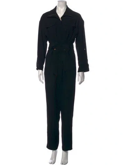 Pre-owned Maje Jumpsuit In Black