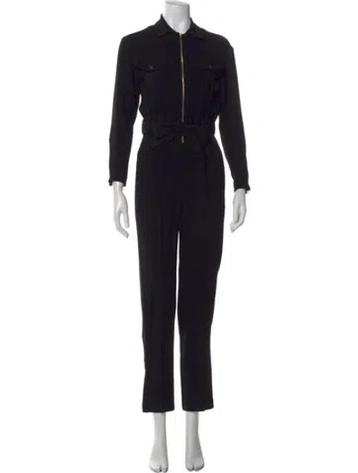Pre-owned Maje Jumpsuit In Black