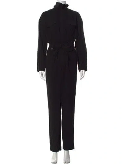 Pre-owned Maje Jumpsuit In Black