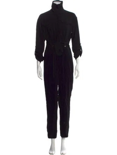 Pre-owned Maje Jumpsuit In Black