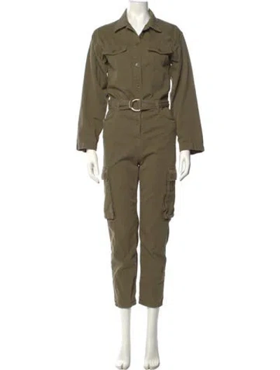 Pre-owned Maje Jumpsuit In Green