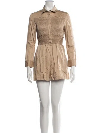 Pre-owned Maje Jumpsuit In Neutrals