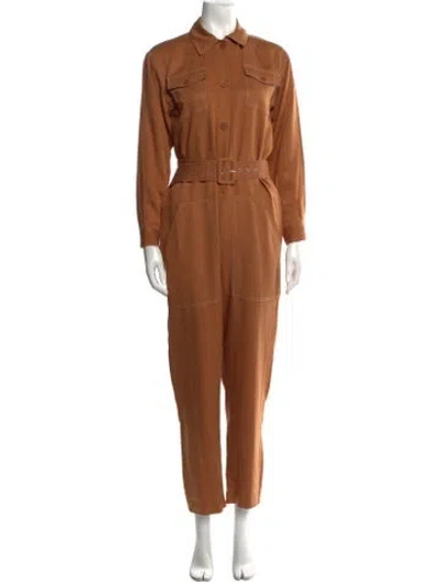 Pre-owned Maje Jumpsuit In Orange