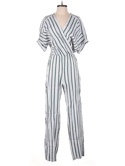 Pre-owned Maje Jumpsuit In Silver