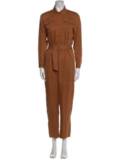 Pre-owned Maje Jumpsuit W/ Tags In Brown