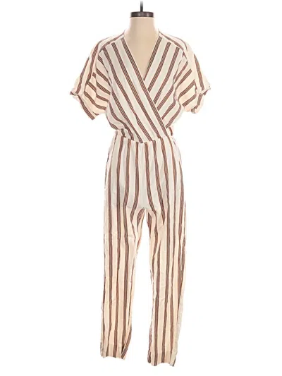 Pre-owned Maje Jumpsuit In White