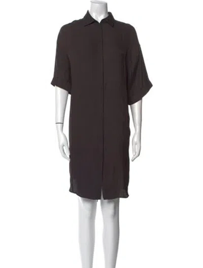 Pre-owned Maje Knee-length Dress In Black
