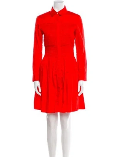 Pre-owned Maje Knee-length Dress In Red