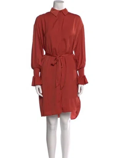 Pre-owned Maje Knee-length Dress In Red