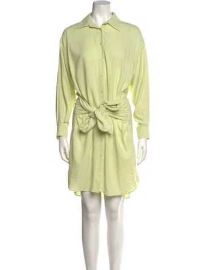 Pre-owned Maje Knee-length Dress W/ Tags In Green