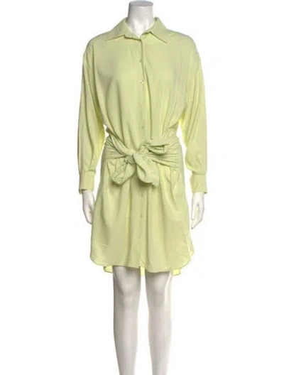 Pre-owned Maje Knee-length Dress W/ Tags In Green