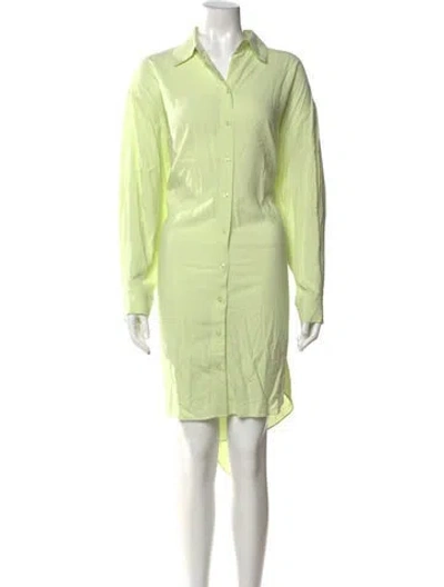 Pre-owned Maje Knee-length Dress W/ Tags In Green