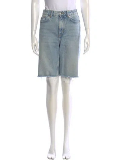 Pre-owned Maje Knee-length Shorts In Blue