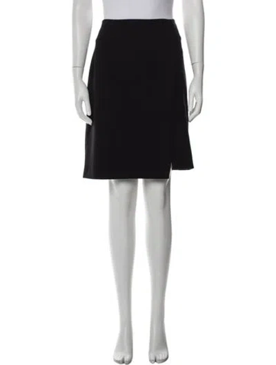 Pre-owned Maje Knee-length Skirt In Black