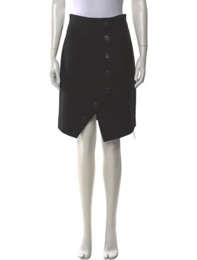 Pre-owned Maje Knee-length Skirt In Black
