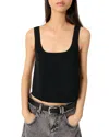 Maje Knitted Tank Top In Black