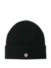Maje Knitted Beanie In Black