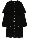 Maje Knitted Dress Set In Black