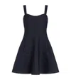 Maje Knitted Mini Dress In Blue