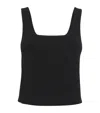 Maje Knitted Tank Top In Black