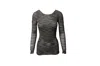 Maje Knitted Top And Scarf In Multicolor Viscose In Multi