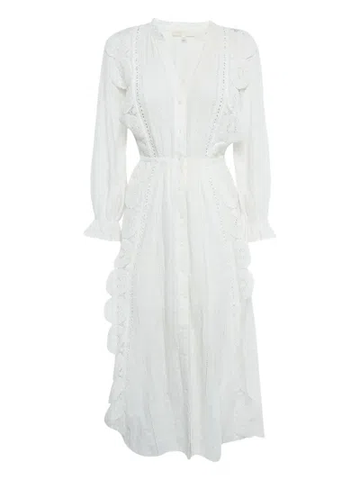 Pre-owned Maje Lace-detailing Midi Dress