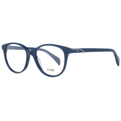 Maje Ladies' Spectacle Frame  Mj1001 51004 Gbby2 In Blue