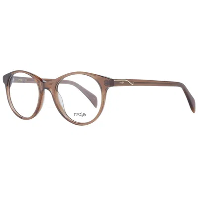 Maje Ladies' Spectacle Frame  Mj1002 49003 Gbby2 In Brown