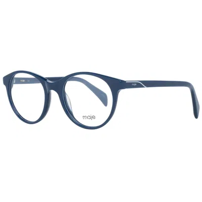 Maje Ladies' Spectacle Frame  Mj1002 49004 Gbby2 In Blue