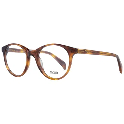 Maje Ladies' Spectacle Frame  Mj1002 49202 Gbby2 In Brown