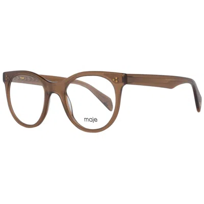 Maje Ladies' Spectacle Frame  Mj1003 48003 Gbby2 In Brown