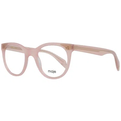 Maje Ladies' Spectacle Frame  Mj1003 48007 Gbby2 In Pink