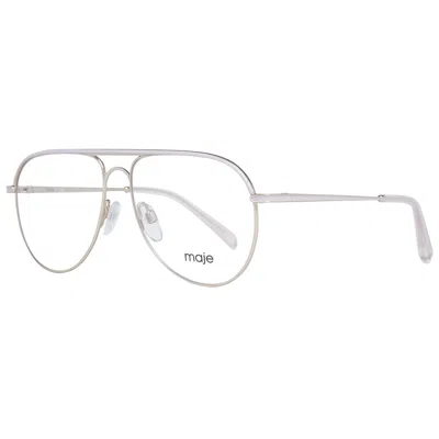 Maje Ladies' Spectacle Frame  Mj3002 54902 Gbby2 In Metallic