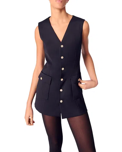MAJE LAYERED EFFECT DRESS