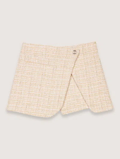 MAJE LAYERED TWEED SKORT