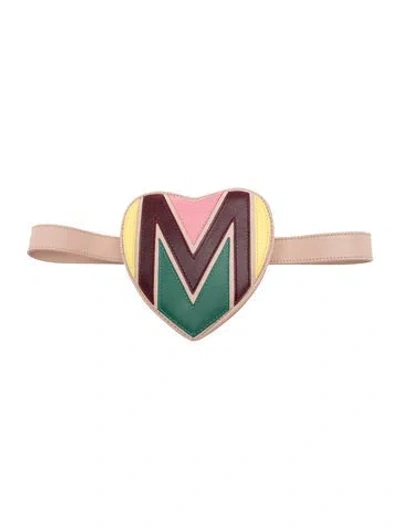 Pre-owned Maje Leather Belt Bag In Multi