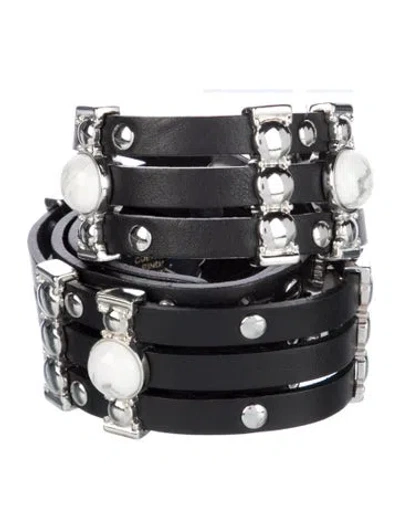 Pre-owned Maje Leather Belt In Multi