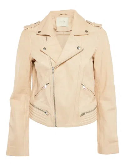 Pre-owned Maje Leather Biker Jacket
