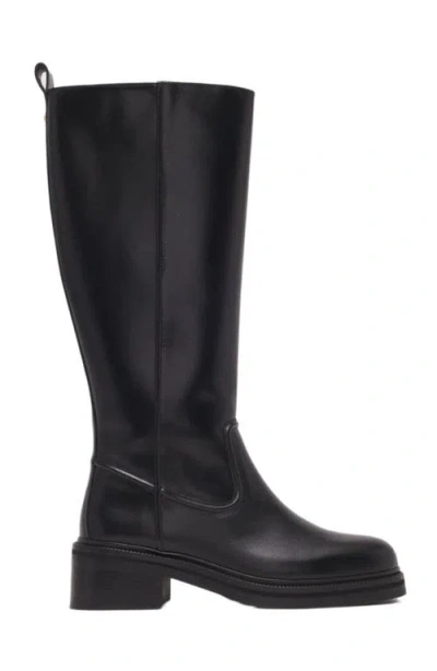 Maje Leather Boots In Black