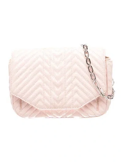 Pre-owned Maje Leather Crossbody Bag In Pink