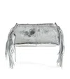 Maje Leather Miss M Clutch Bag In Black