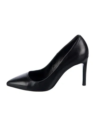 Pre-owned Maje Leather Pumps In Black