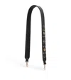 Maje Studded Leather Shoulder Strap In Black