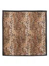 Maje Womens Leopard Print Leopard-print Square Silk Scarf In Animal Print