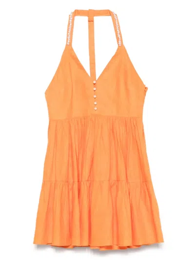 MAJE LINEN MINI DRESS