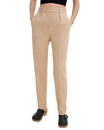MAJE LINEN-BLEND PANT