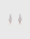 Maje Link Earrings In Multi