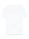 Maje Logo-embroidered T-shirt In White
