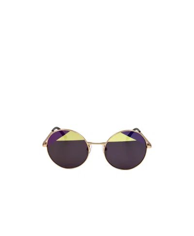 Maje Logo Sunglasses In Brown
