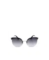 Maje Logo Sunglasses In Gray
